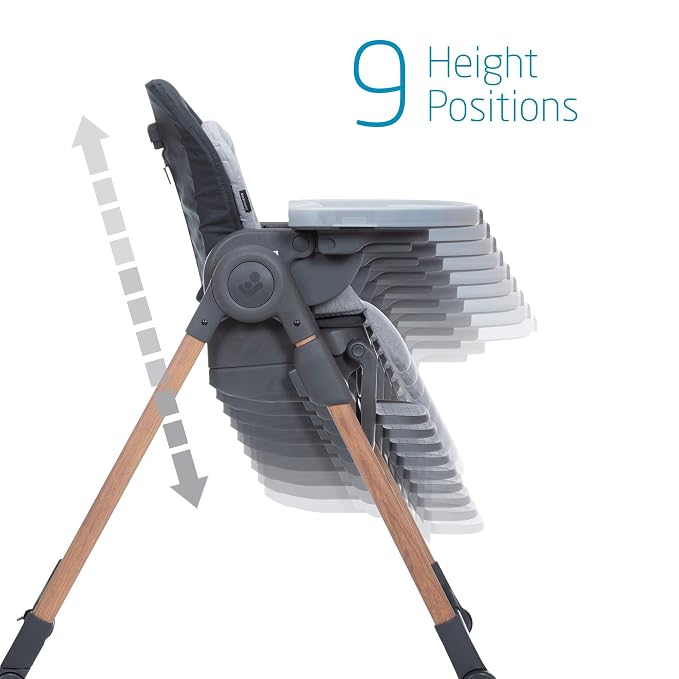 Maxi-Cosi 6-in-1 Minla High Chair, Essential Graphite - Image 4