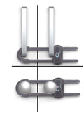 Baby Proofing Cabinet Locks | Adjustable U Shaped Baby Safety Latches by QTBABY