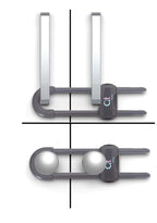 Baby Proofing Cabinet Locks | Adjustable U Shaped Baby Safety Latches by QTBABY