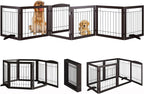Vantas Folding Pet Gate 144" Wide, Freestanding Wire Pet Gate, Pet Puppy Safety - Image 3