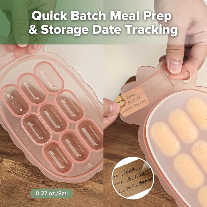 Haakaa Silicone Nibble Freezer Tray -Breastmilk Teething Popsicle Mold - Image 6