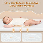 Bassinet Bedside Sleeper, 3-in-1 Baby Bedside Bassinet, 5 Height Adjustable - Image 9