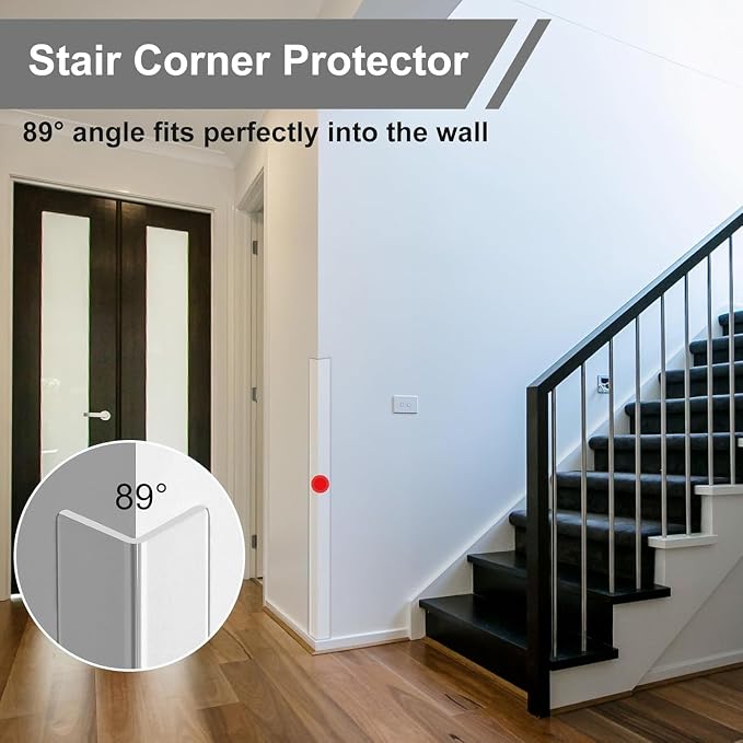 Clear Corner Guards for Walls, 59 in X 1-5/8 Inch Wall Corner Protector - Image 2