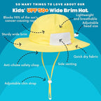 SwimZip Wide Brim Sun Hat | UPF 50+ Protection - Image 3