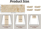 FEXIA 4 Pack Beige Table Runner 35x120 Inches - Image 2