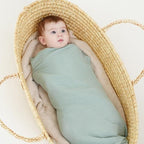 Muslin Swaddle Blankets for Newborns, 2 Pack 100% Cotton Receiving Blankets - Image 3