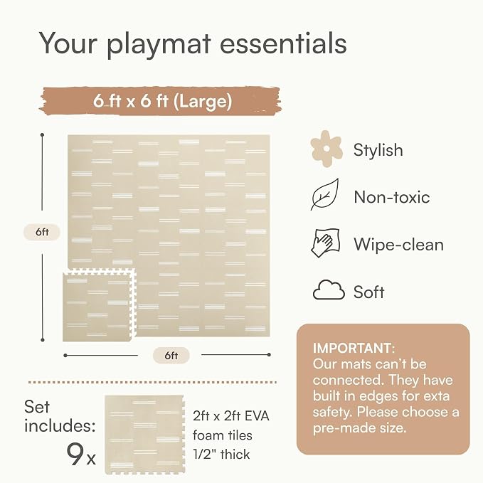 Lillefolk Foam Baby Play Mat – Interlocking Tiles - Image 9