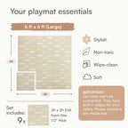 Lillefolk Foam Baby Play Mat – Interlocking Tiles - Image 9