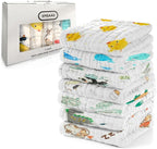 Gift Boxed Animal Pattern Baby Washcloths Pack of 7 by Unknown