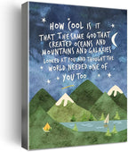 Same God Creation Wall Art, Mountain Wall Art by Wailozco
