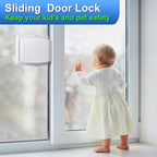 Sliding Door Lock, 2 Pack Child Safety Sliding Glass Door Lock - Image 8
