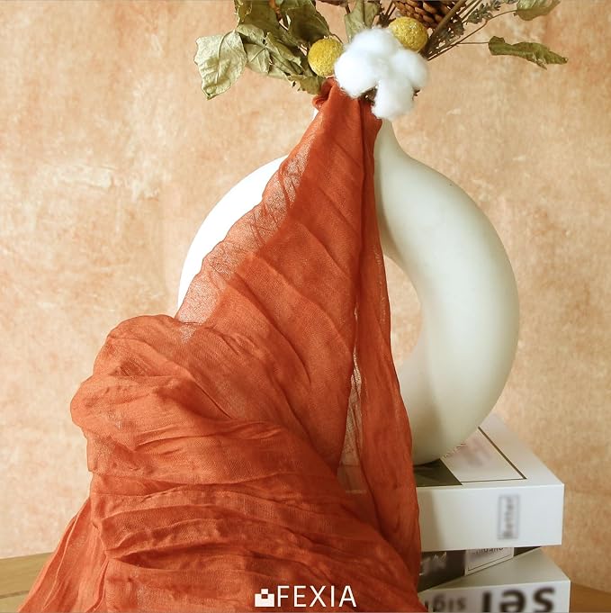FEXIA 3 Pack Terracotta Table Runner 35x120 Inches - Image 5
