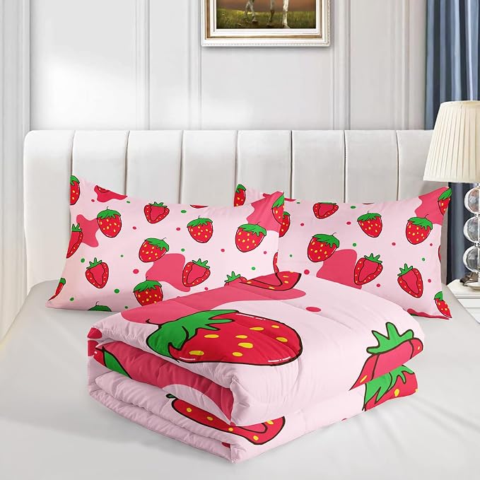 QOOMO Kawaii Comforter Full, Down Alternative, Soft and Lightweight，Full Size - Image 4