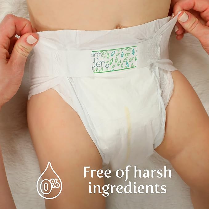 Earth & Eden Sensitive | Eco-Conscious & Hypoallergenic Diapers | Size 2 | 204 - Image 4