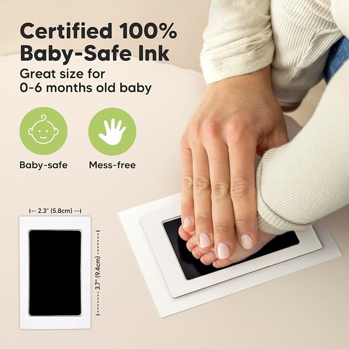 Inkless Baby Hand and Footprint Kit Boy, Girl - Image 6
