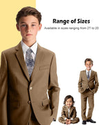 Boys’ Formal Suit 5 Piece Set, Toddler Tuxedos - Image 3