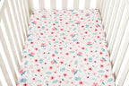 Pack n Play Sheet Stretchy Fitted Portable Mini Crib Sheets Set 3 Pack - Image 4