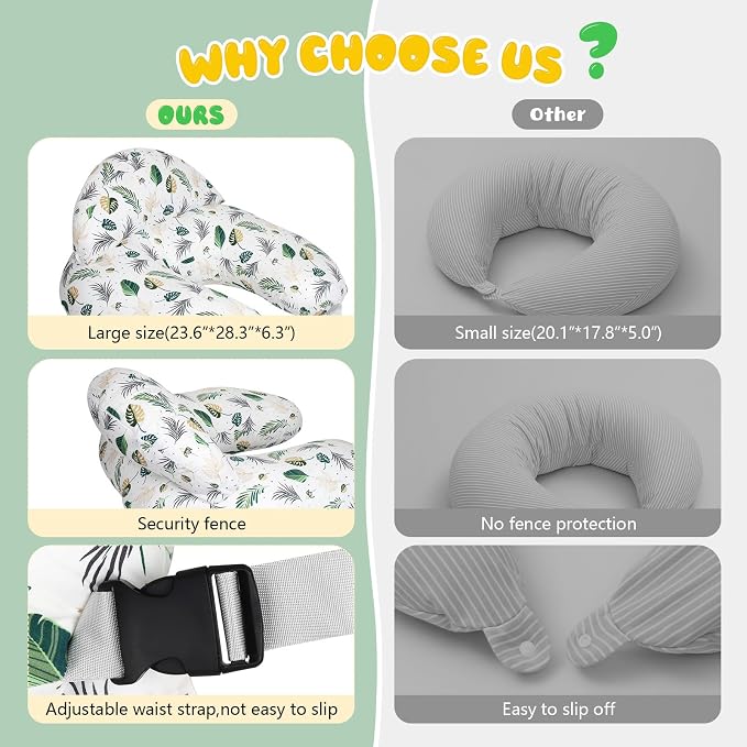 Nursing Pillow for Breastfeeding, Breastfeeding Essentials for Newborn - Image 4