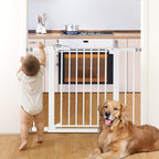 Babelio Metal Baby Gate, 29-43" Auto Close Easy Install Pet Gate PressGuard P7 - Image 3
