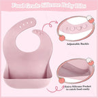 Silicone Baby Feeding Set 10 Pcs Baby Led Weaning Supplies Suction Bowl Divided - Image 6