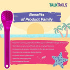 TalkTools Wee Bumpy Magenta Spoons | Provides Oral Awareness During Feeding | - Image 3