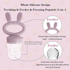 Baby Solids/Frozen Fruit Feeder Pacifier, Infant Teether Toy 4M+, BPA-Free - Image 2