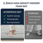 ACOMOPACK Baby Play Mat for Floor 1.3" Thick Memory Foam Play Mat 79"×157 Tummy - Image 4