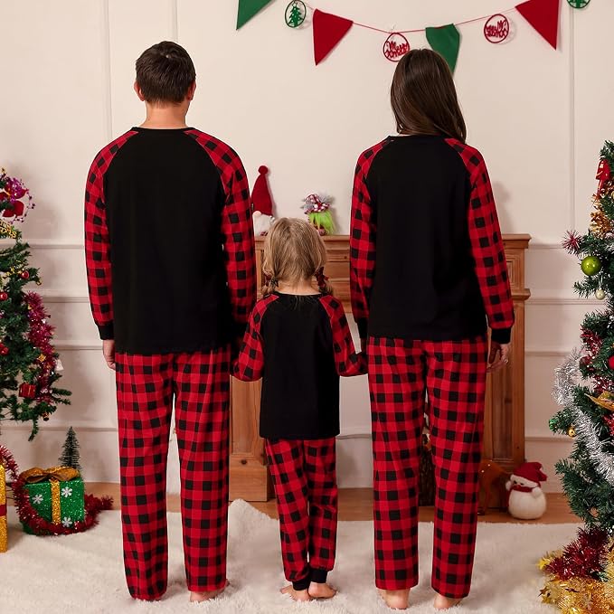 Weixinbuy Family Pajamas Set Christmas Pjs Matching Clothes Pajamas - Image 5