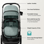 Mompush Wiz 2 in 1 Baby Stroller - Image 6