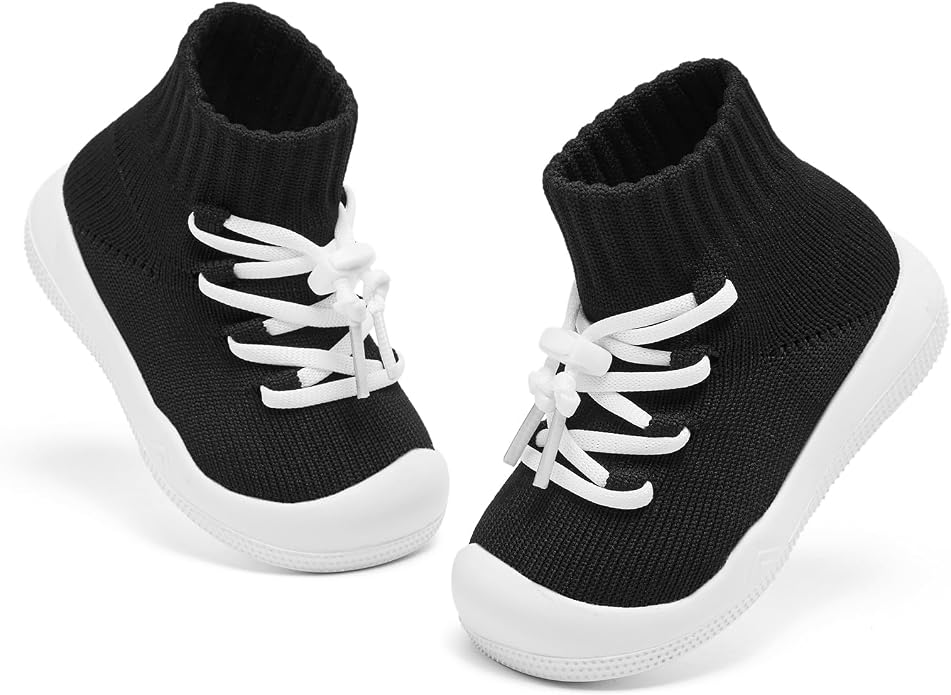 Baby Non Slip Socks Shoes Boys Girls Soft Slip On Sneakers Protection Toe - Image 6