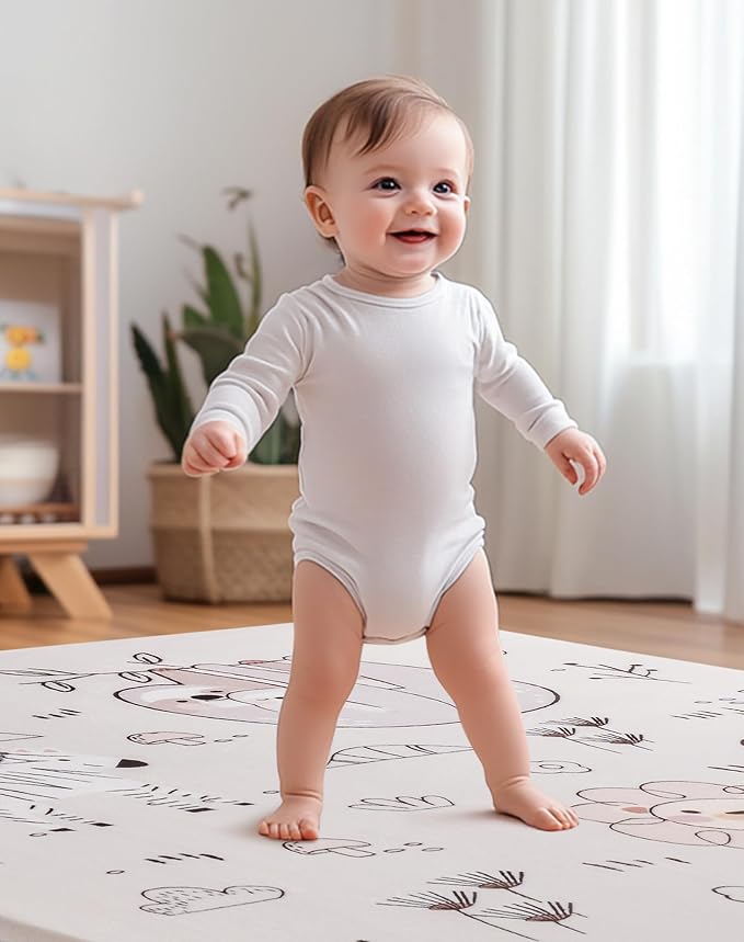 ROBUD Baby Play Mat, Baby Floor Play Mat, 50×50in Kids Play Mat by ROBUD