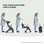 MAMA & BABY Packa Compact Travel Stroller – Lightweight, One-Hand Auto Folding - Image 2