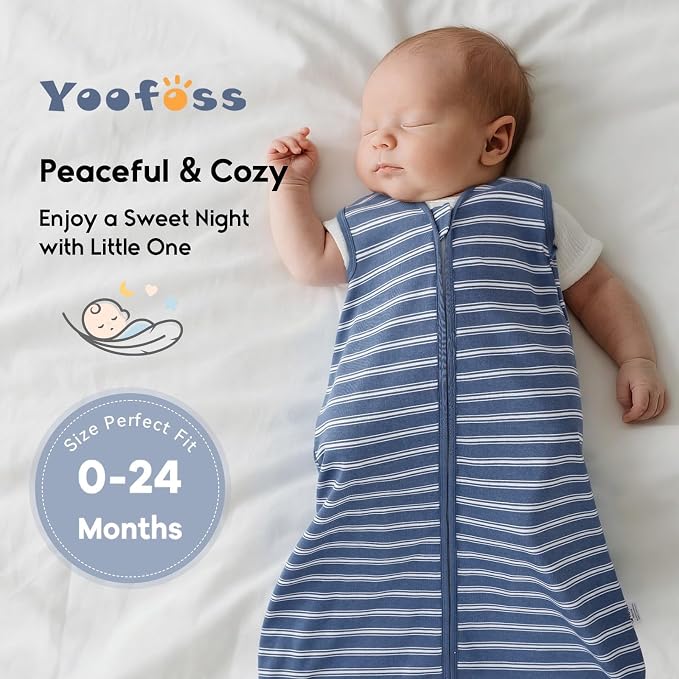 Yoofoss Baby Sleep Sack 18-24 Months 0.5 Tog Wearable Blanket - Image 6