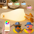 Cute Duck Night Light with Color Changing, APP/Tap Control Fun Lying Flat Ducky - Image 8