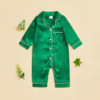 MAINESAKA Newborn Baby Girl Boy One Piece Pajama Romper Sleep Jumpsuit Silk - Image 4