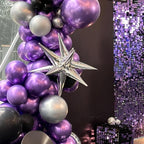 90pack Metallic Purple Balloons Different Size 18/12/10/5 Inch Metallic Purple - Image 3