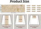 FEXIA 12 Pack Beige Table Runner 35x120 Inches - Image 2