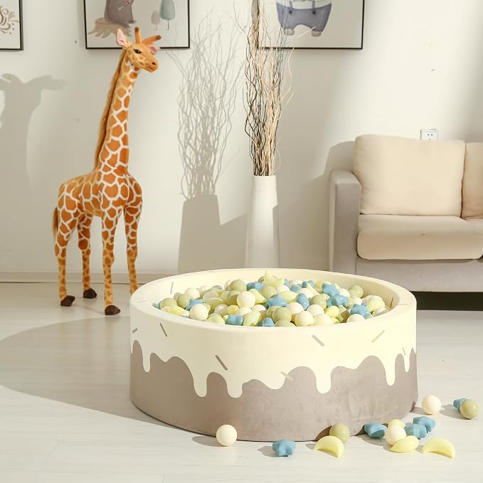 GOGOSO Ball Pit Balls Stars Moon Shapes Plastic Pitballs - Image 6