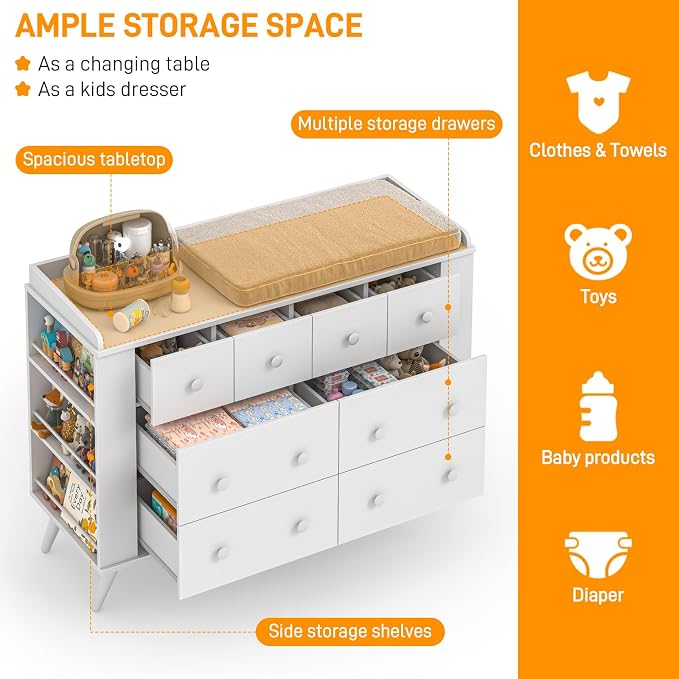 Vabches Kids Dresser Cabinet - Image 3