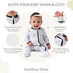 Bamboo Little Soft Baby Footie Pajamas, Baby Clothes, Newborn Sleepers - Image 2