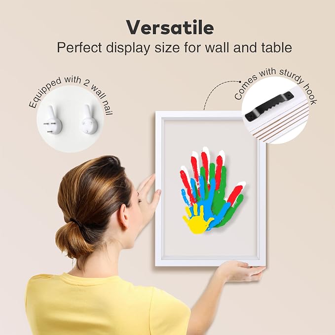 Family Handprint Kit, Hand Prints Keepsake Frame, DIY Craft Gift - Image 6