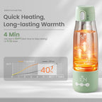 Portable Bottle Warmer for Travel, 3Min Fast Heating Bottle Warmer for - Image 2