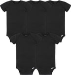 Gerber baby-girls 5-pack Solid Onesies Bodysuits by Gerber