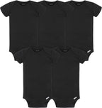 Gerber baby-girls 5-pack Solid Onesies Bodysuits by Gerber