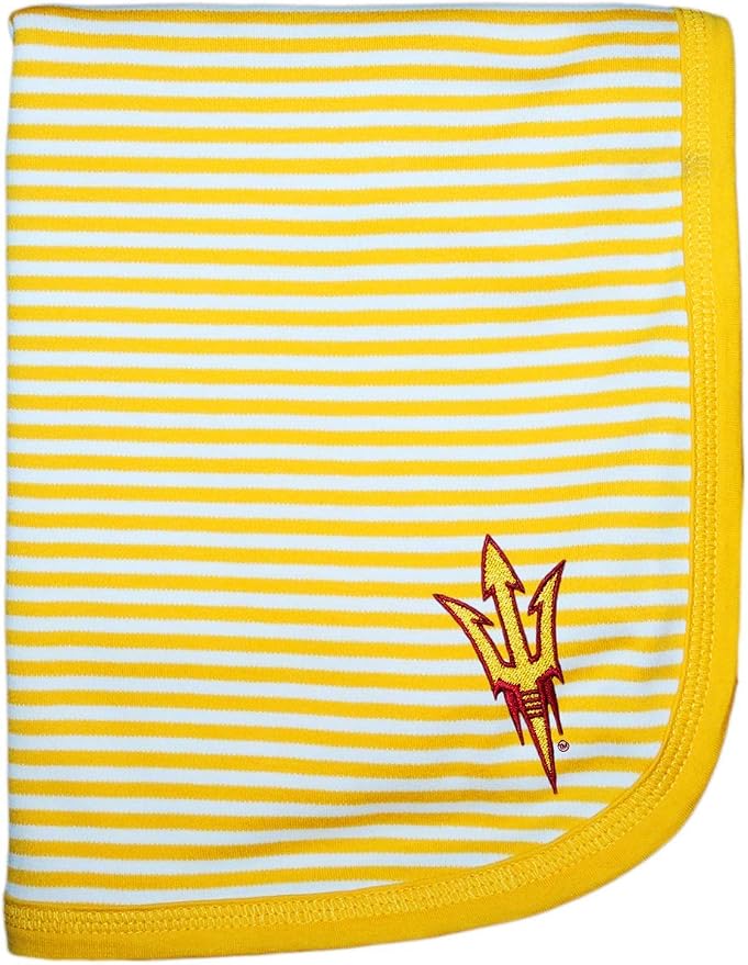 Creative Knitwear Arizona State Pitchfork Striped Baby and Toddler Blanket by CollegeBaby
