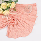 12 Pack Blush Pink Cheesecloth Table Runner 10Ft Gauze Cheese Cloth Table - Image 7