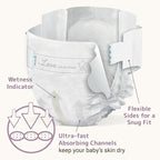 Bambo Nature Hypoallergenic Dream Baby Diapers, Premium Eco-Labeled Sustainable - Image 3
