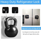 YEYA Upgraded Refrigerator Locks 4 Pack, Baby Proof Cabinet Locks - Image 3
