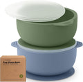 KeaBabies 2-Pack Baby Bowls by KeaBabies