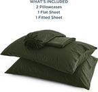Bedsure Queen Sheet Set, Rayon Derived from Bamboo, Cooling Sheets, Breathable - Image 5
